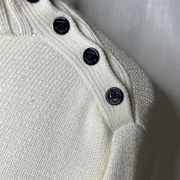 TOMMY HILFIGER WHITE KNIT SWEATER - Picture 8 of 8